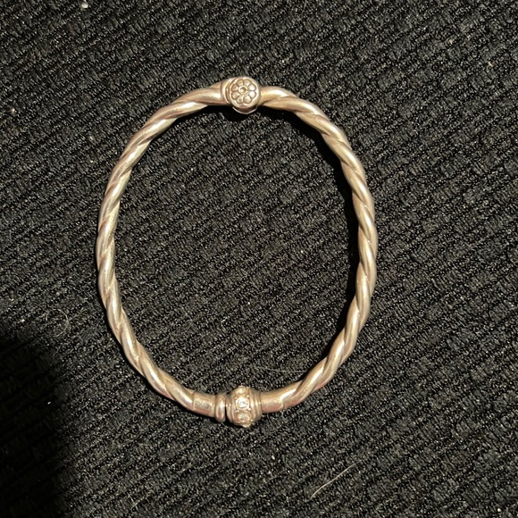 Brighton Jewelry - Brighton Twist Bangle Bracelet with magnetic closure